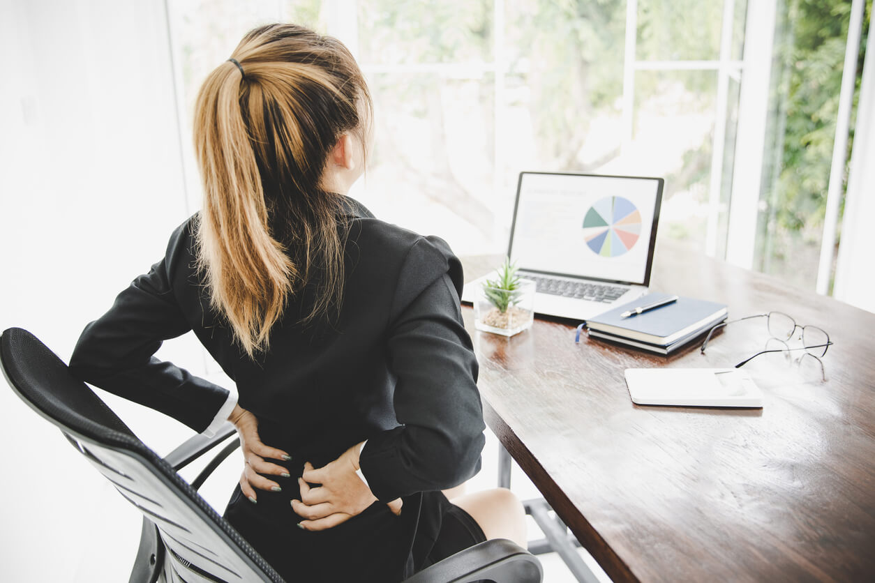 Young woman at office